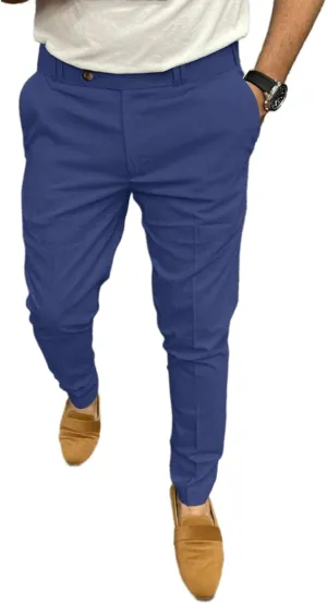 Mens Fashion Dress Pants Slim Fit Casual Business Dress Pants Classic Work Pants