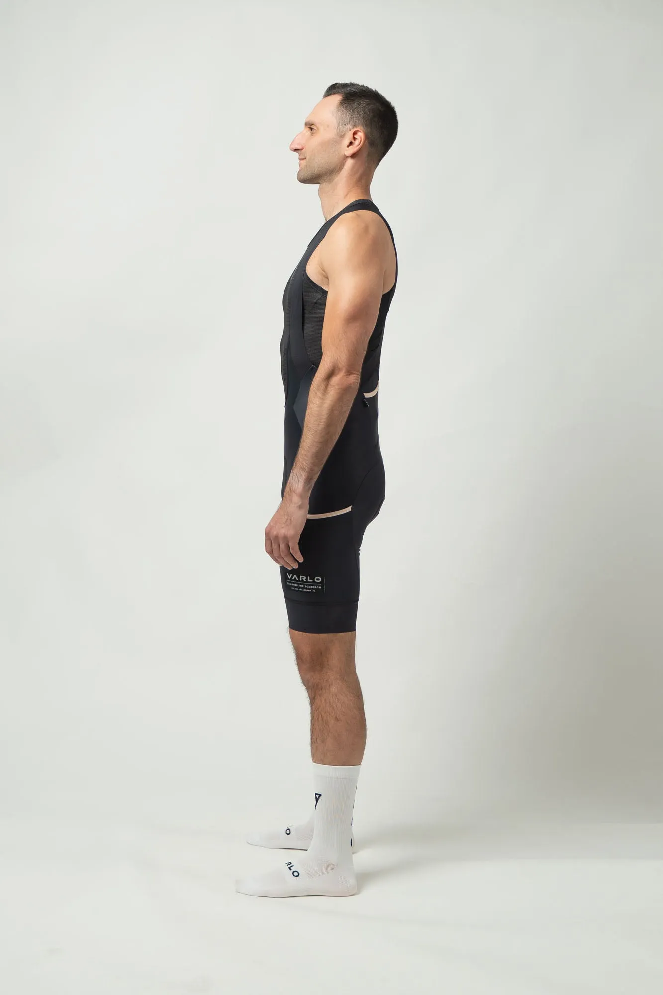 Men's Gravel Series Charter Cargo Bibs (Black)