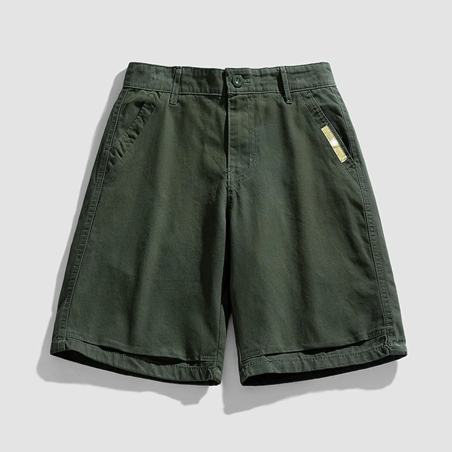 Men's Hiking Cargo Shorts 10" with Zipper Pockets Men's Shorts Casual Stretch Waist Golf Shorts Outdoor Stretch Shorts