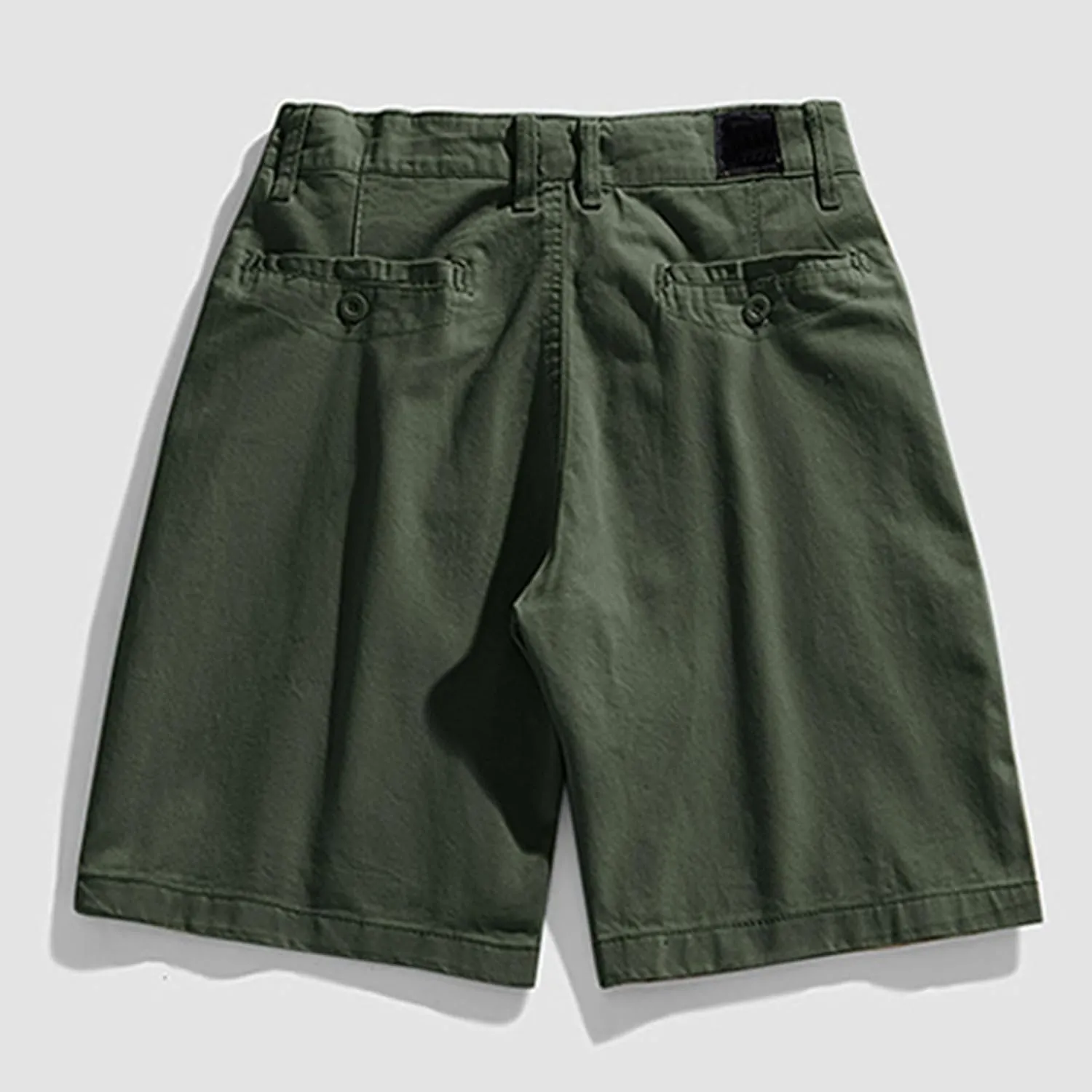 Men's Hiking Cargo Shorts 10" with Zipper Pockets Men's Shorts Casual Stretch Waist Golf Shorts Outdoor Stretch Shorts