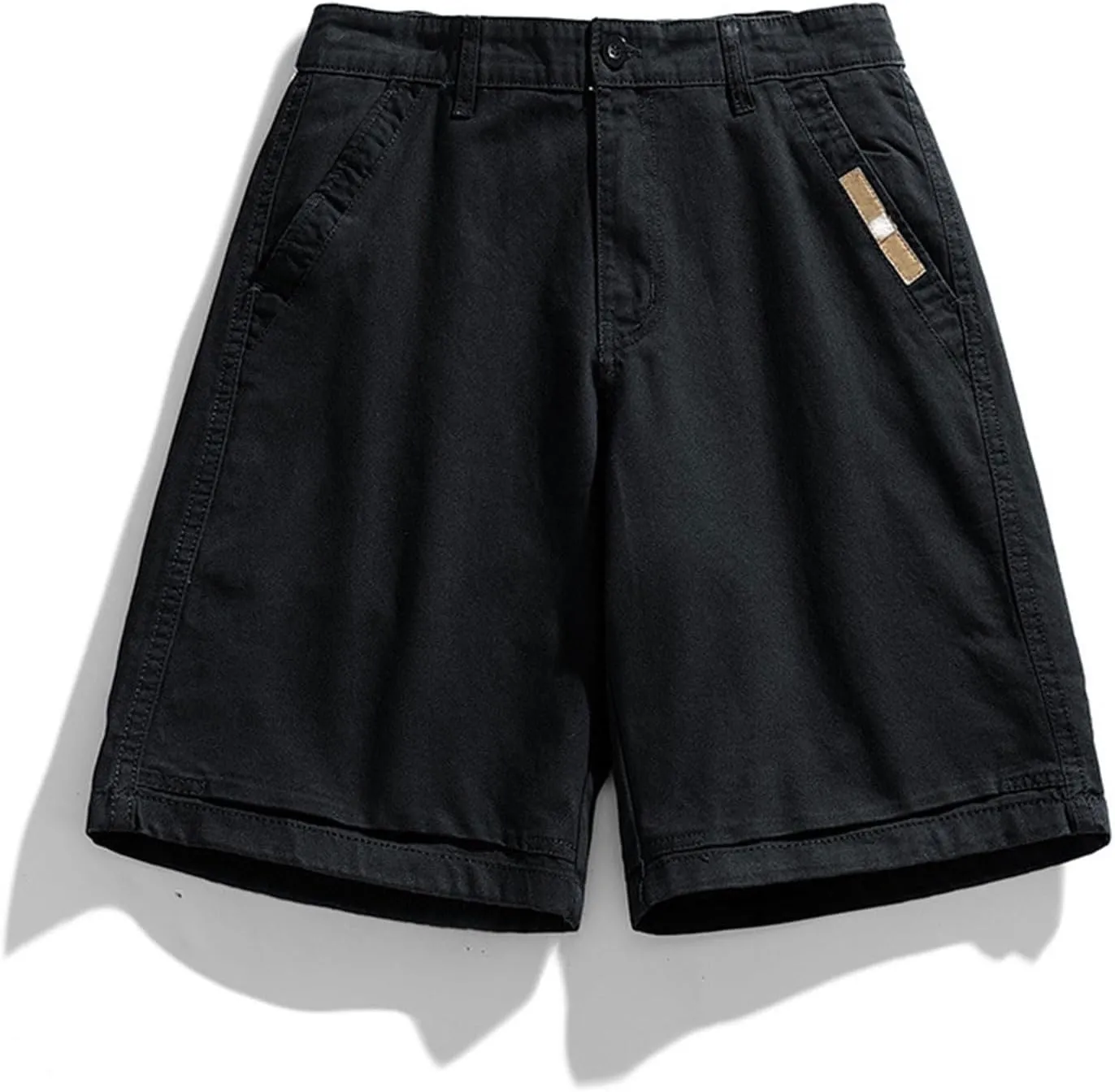 Men's Hiking Cargo Shorts 10" with Zipper Pockets Men's Shorts Casual Stretch Waist Golf Shorts Outdoor Stretch Shorts