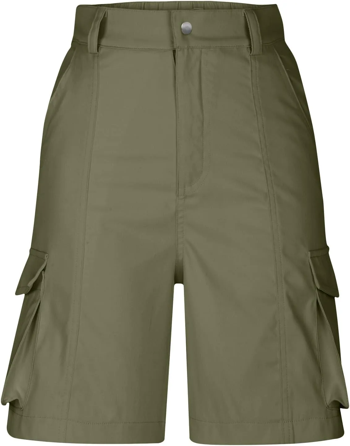 Mens Hiking Shorts Casual Golf Shorts Lightweight Fishing Shorts Elastic Waist Shorts Summer Stretch Cargo Shorts