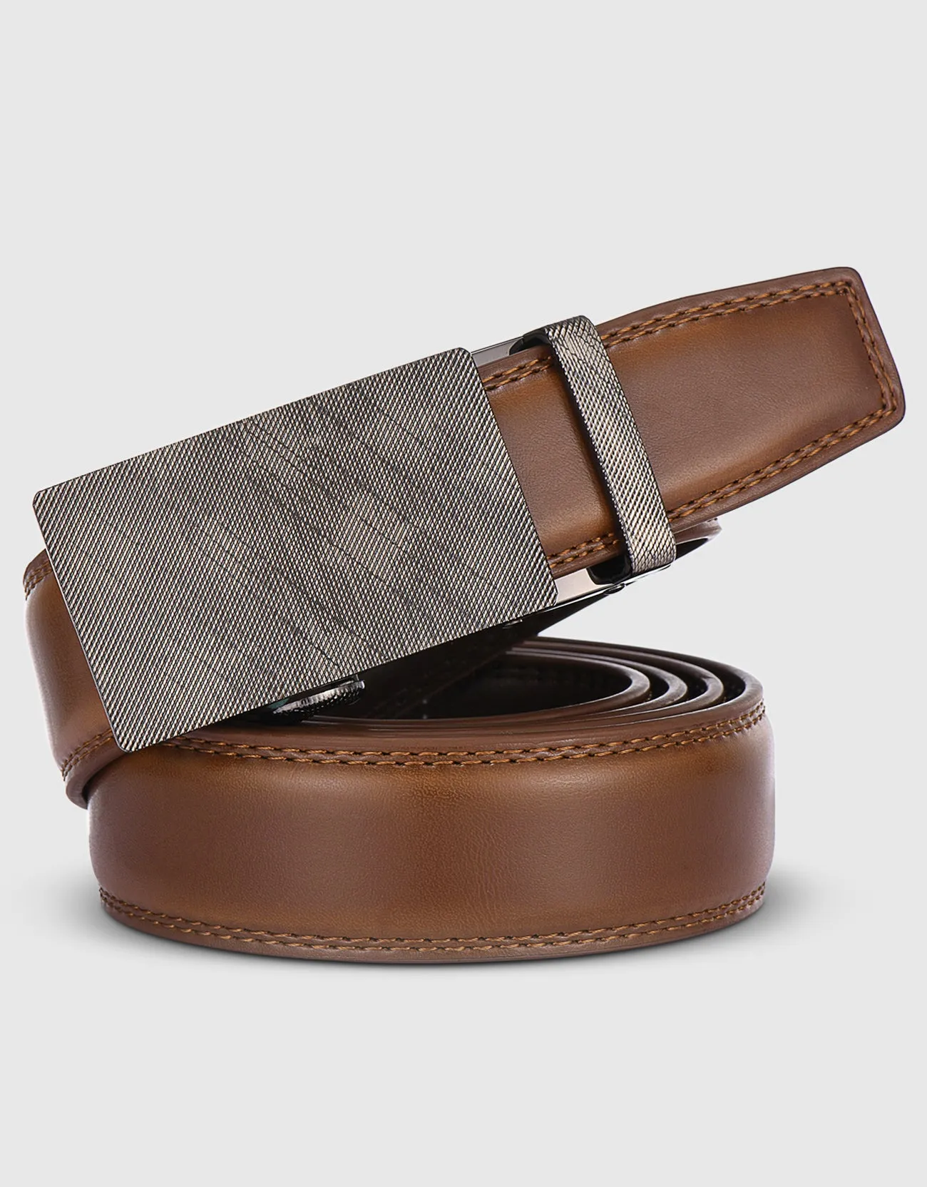 Men's Infinity Imprint Leather Ratchet  Belt