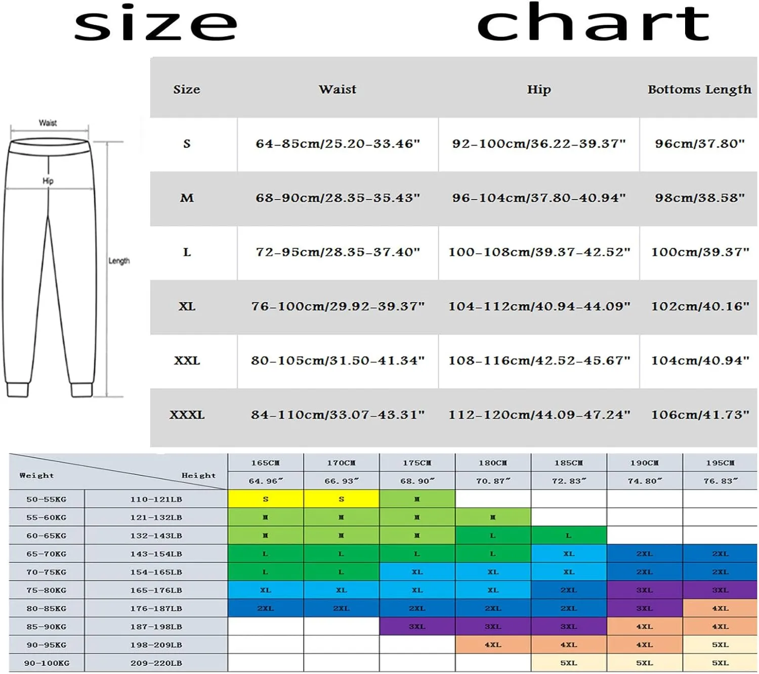 Mens Jeans Pants Relaxed Fit Cuffed Ankle Elastic Waist Hiking Pants Baggy Workout Pants