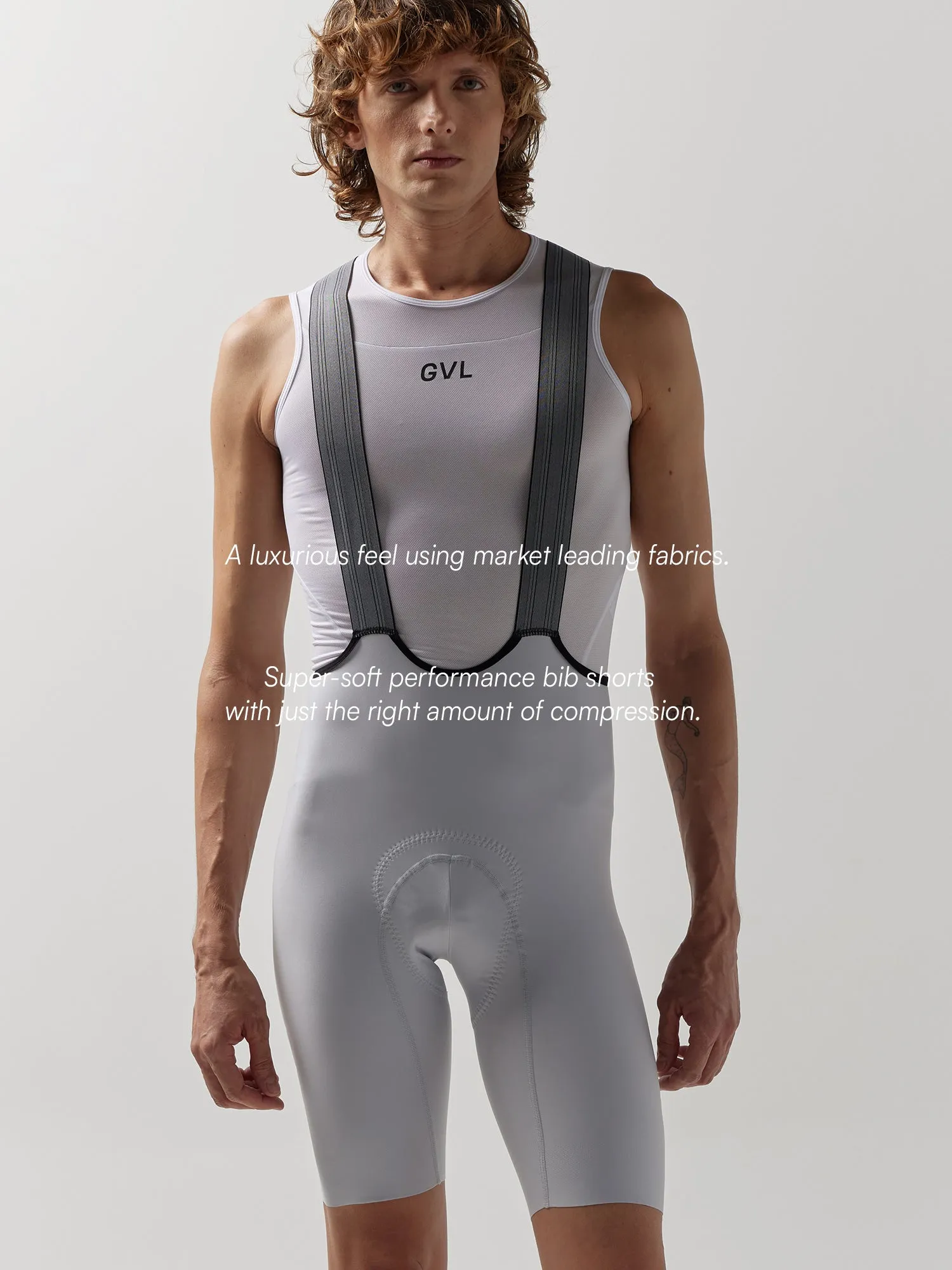 MEN'S LACEFLY BIB SHORTS ASHES