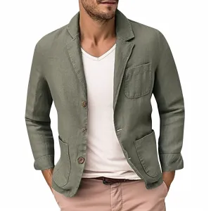 Men's Linen Blazers