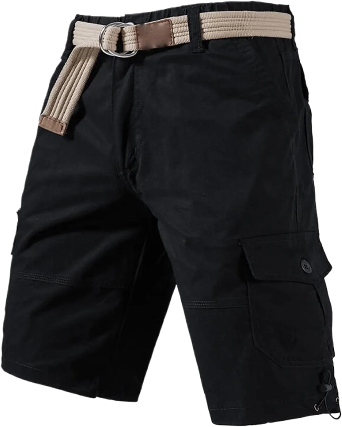 Men's Relaxed Fit Casual Cargo Shorts Half Pants Streetwear Jogger Hiking Pants