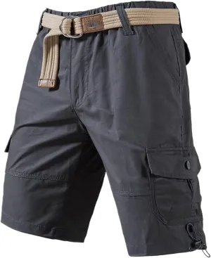 Men's Relaxed Fit Casual Cargo Shorts Half Pants Streetwear Jogger Hiking Pants