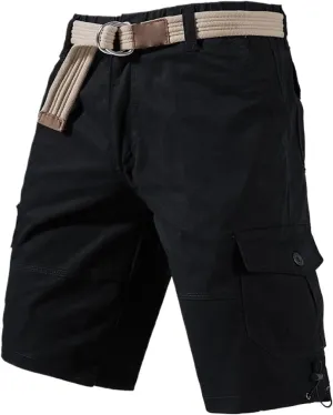 Men's Relaxed Fit Casual Cargo Shorts Half Pants Streetwear Jogger Hiking Pants