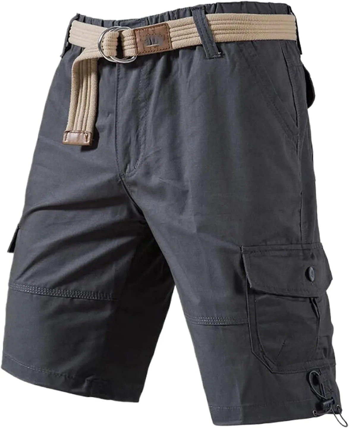 Men's Relaxed Fit Casual Cargo Shorts Half Pants Streetwear Jogger Hiking Pants