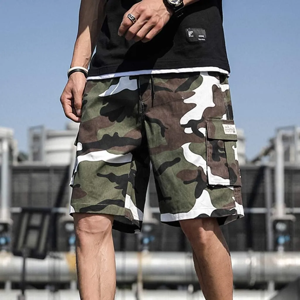 Mens Shorts Cargo Relaxed Fit, Mens Comfort Stretch Hiking Shorts Loose Summer Beach Stretch Twill Chino Golf Shorts
