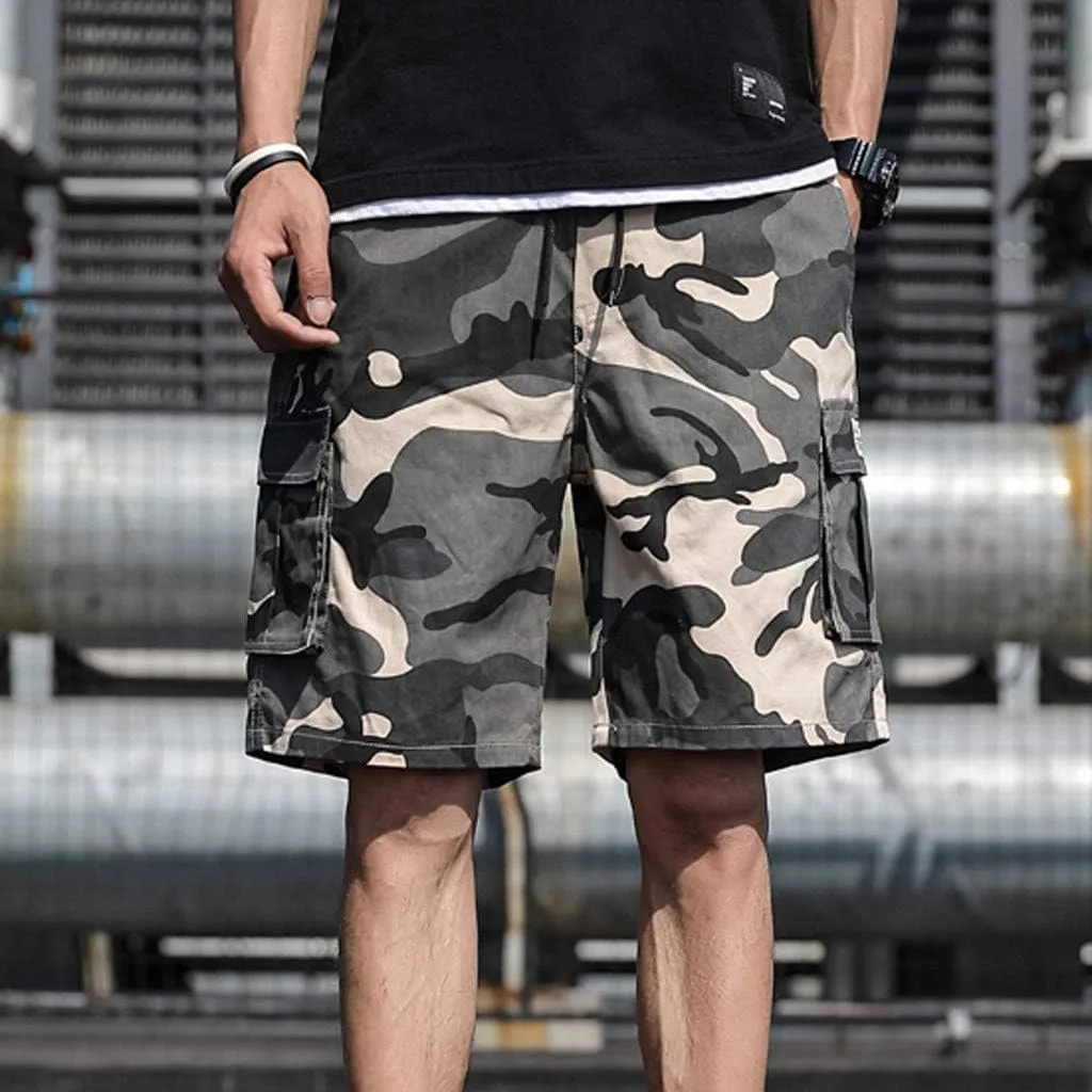 Mens Shorts Cargo Relaxed Fit, Mens Comfort Stretch Hiking Shorts Loose Summer Beach Stretch Twill Chino Golf Shorts