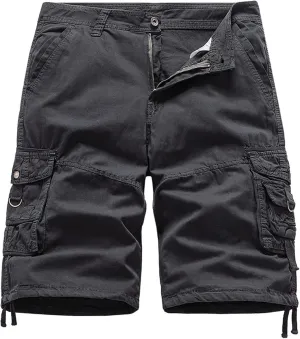 Mens Shorts Casual Stretch Lightweight Quick Dry Workout Shorts Relaxed Stretch Outdoor Hiking Tactical Short Pants