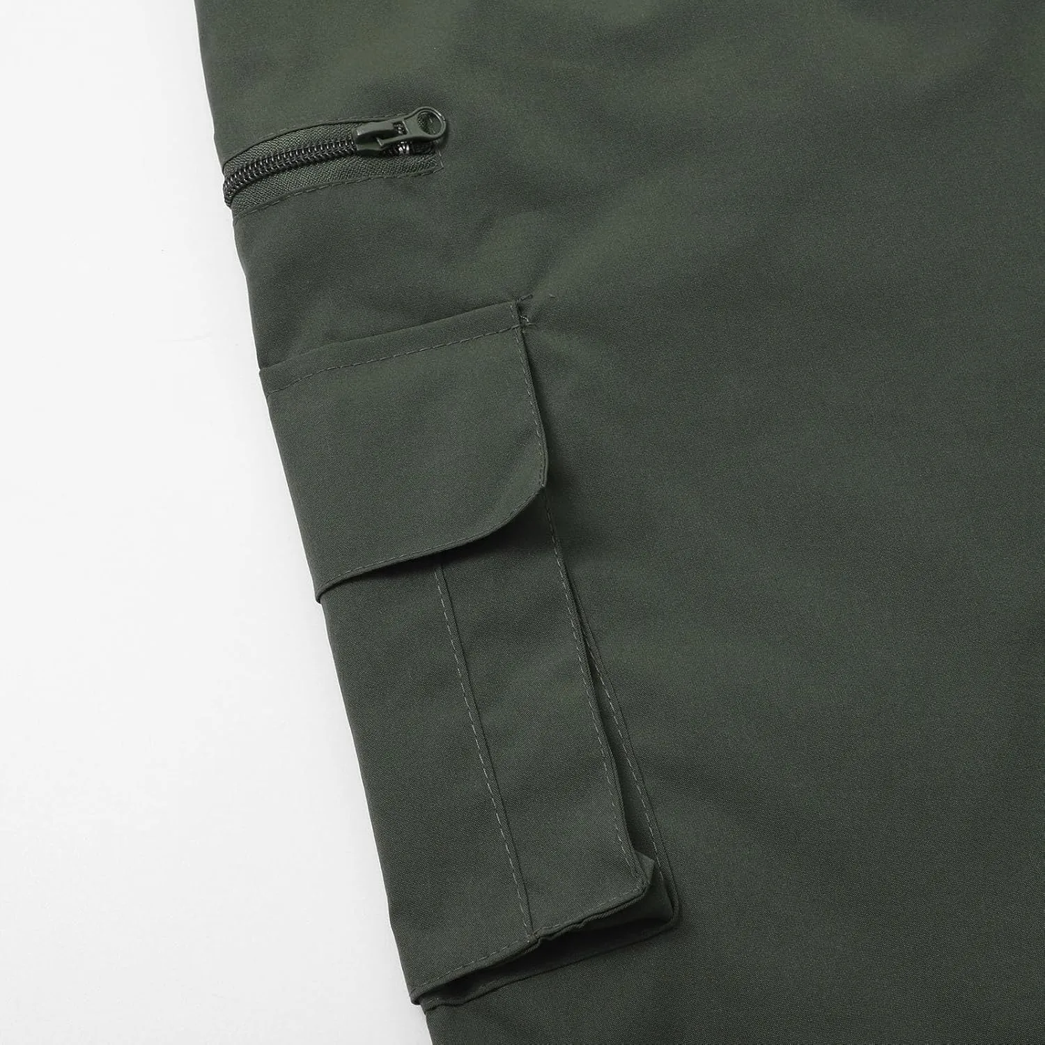 Mens Shorts Casual Stretch Lightweight Stretch Work Shorts Elastic Waist Multi-Pocket Classic Outdoor Hiking Pants