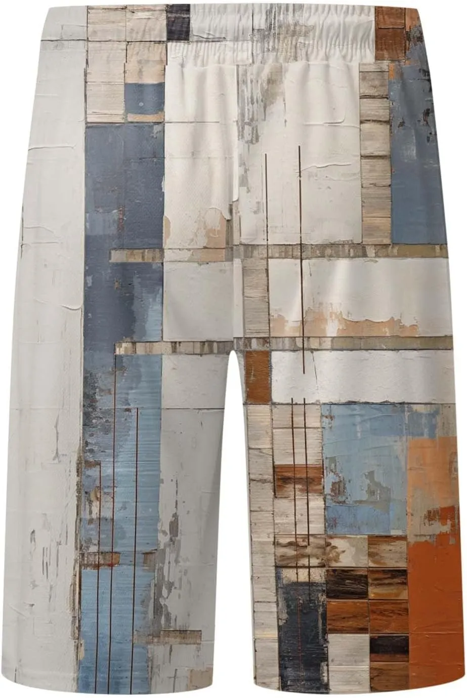 Men's Shorts Casual Summer Beach Vacation Shorts Elastic Waist Drawstring Shorts Outdoor Relaxed Fit Shorts