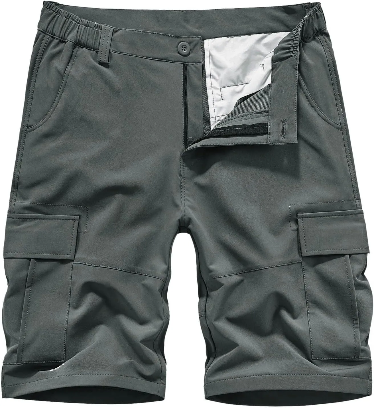Men's Shorts Summer Beach Shorts Outdoor Hiking Shorts Relaxed Casual Loose Shorts Multi Pocket Cargo Pants