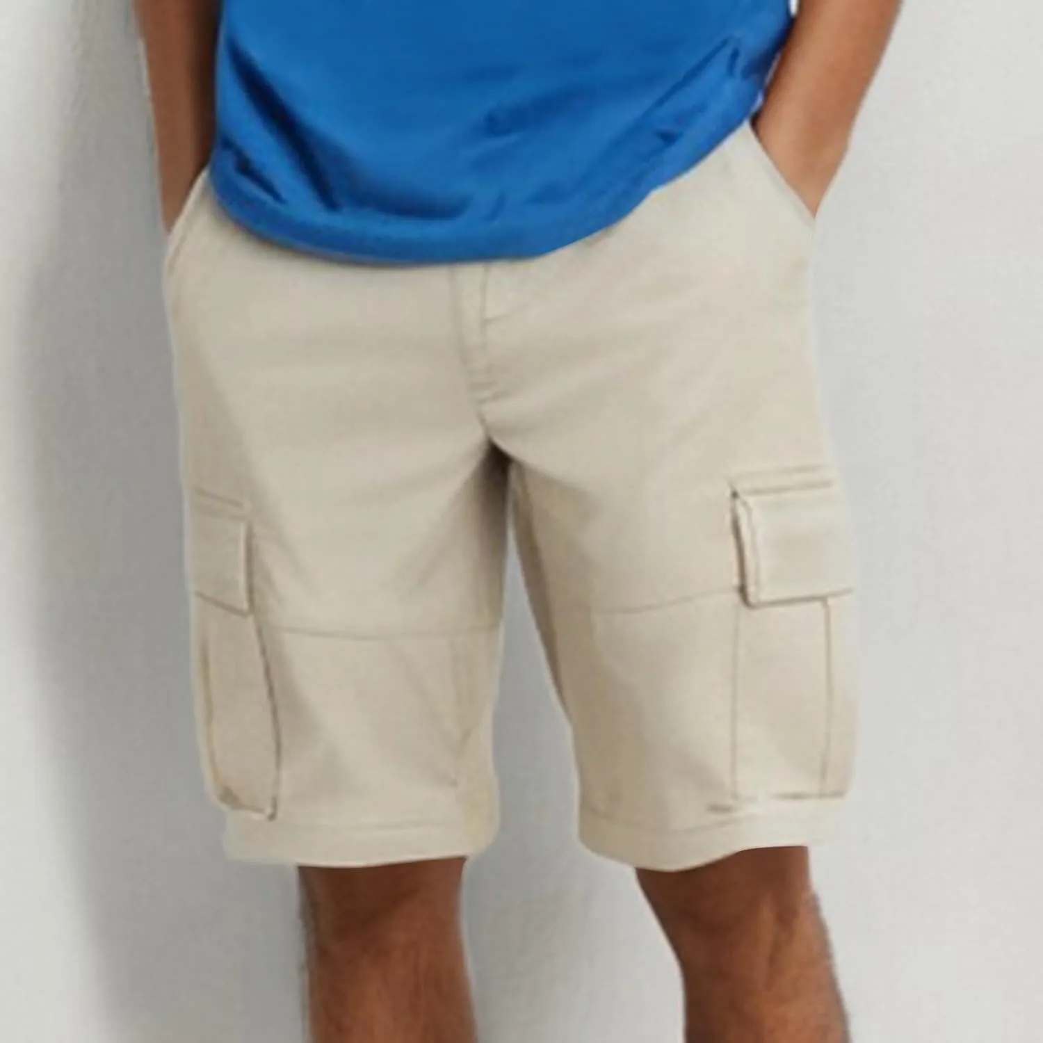Men's Shorts Summer Beach Shorts Outdoor Hiking Shorts Relaxed Casual Loose Shorts Multi Pocket Cargo Pants