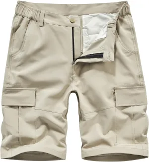 Men's Shorts Summer Beach Shorts Outdoor Hiking Shorts Relaxed Casual Loose Shorts Multi Pocket Cargo Pants