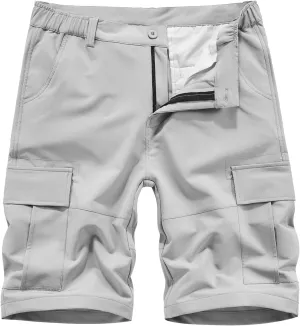 Men's Shorts Summer Beach Shorts Outdoor Hiking Shorts Relaxed Casual Loose Shorts Multi Pocket Cargo Pants