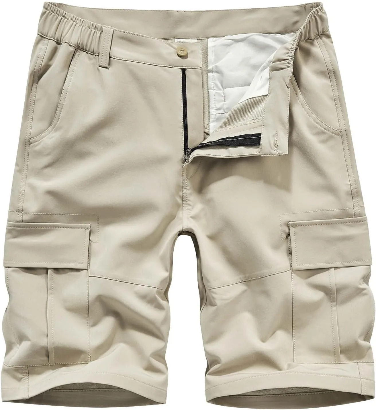 Men's Shorts Summer Beach Shorts Outdoor Hiking Shorts Relaxed Casual Loose Shorts Multi Pocket Cargo Pants