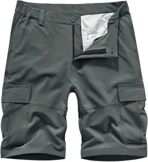 Men's Shorts Summer Beach Shorts Outdoor Hiking Shorts Relaxed Casual Loose Shorts Multi Pocket Cargo Pants