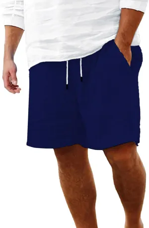 Mens Summer Cotton Linen Shorts Shorts Beach Shorts Casual Cotton Linen Shorts Mens Summer Cotton Linen Shorts