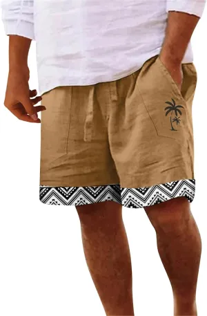 Mens Summer Cotton Linen Shorts Shorts Beach Shorts Casual Cotton Linen Shorts Mens Summer Cotton Linen Shorts