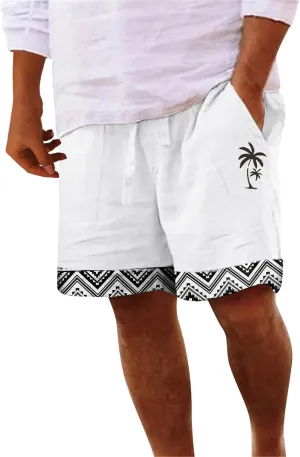 Mens Summer Cotton Linen Shorts Shorts Beach Shorts Casual Cotton Linen Shorts Mens Summer Cotton Linen Shorts