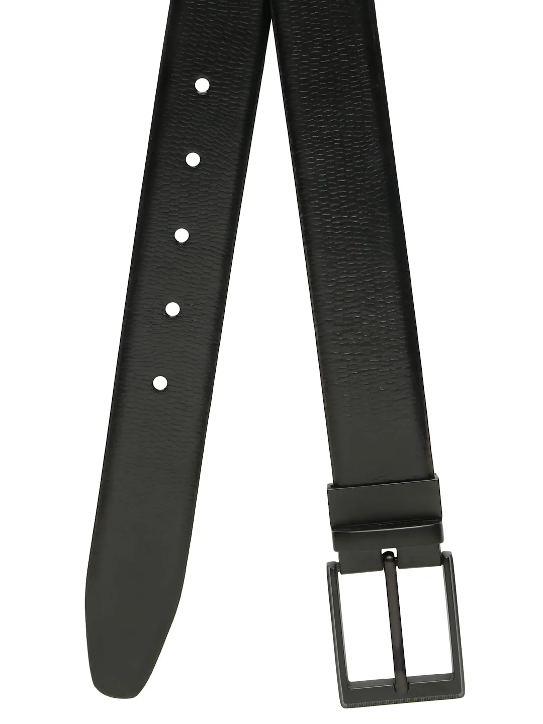 Men's Texture Leather Reversiable belt