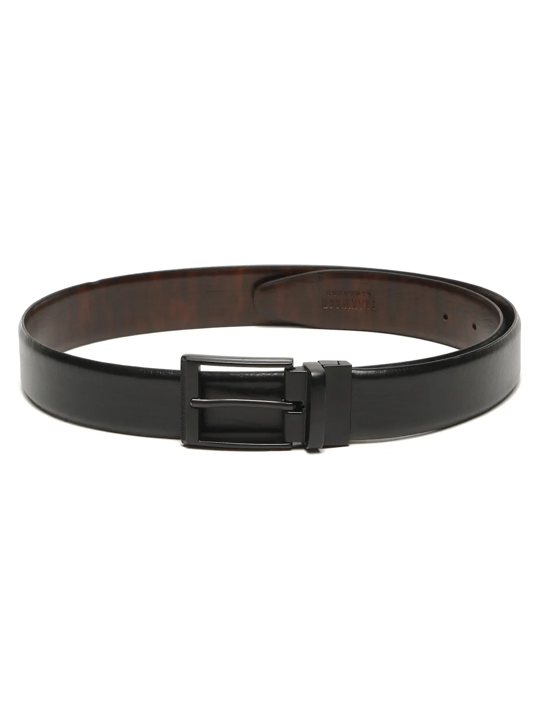 Men's Texture Leather Reversiable belt