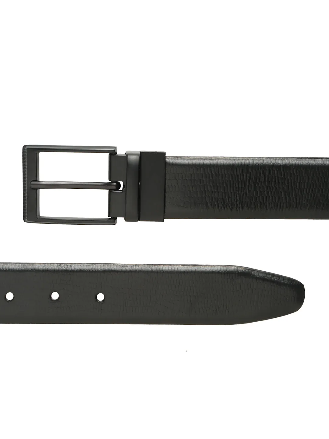 Men's Texture Leather Reversiable belt