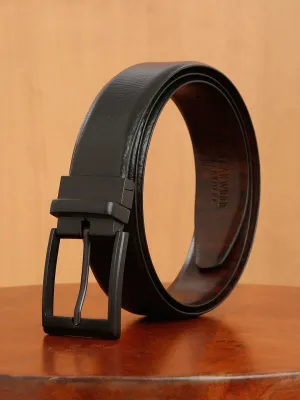 Men's Texture Leather Reversiable belt