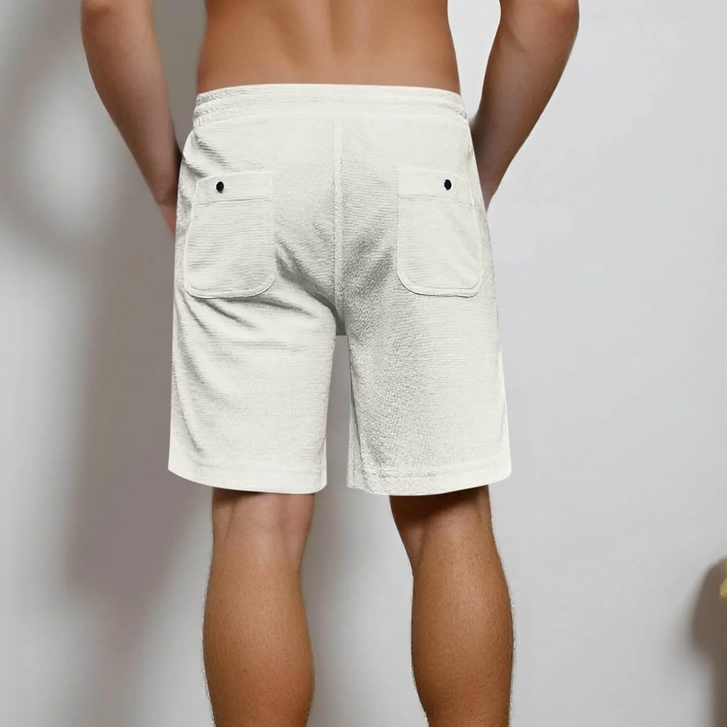 Mens Workout Shorts Athletic Gym Shorts Casual Drawstring Lounge Shorts for Running Training Fitness