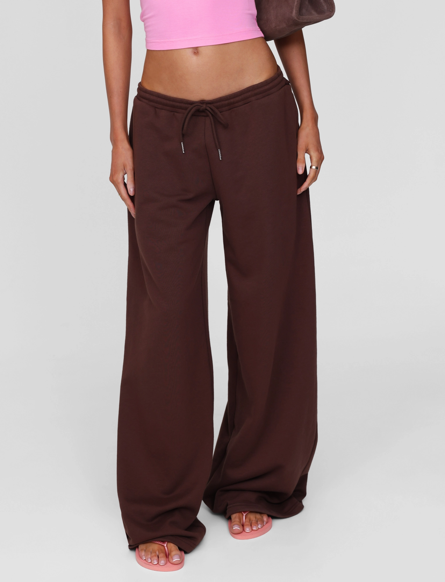 MERRYN TRACK PANT - CHOCOLATE Travel Fit