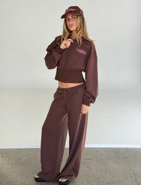 MERRYN TRACK PANT - CHOCOLATE Reversible design Outdoor Adventure