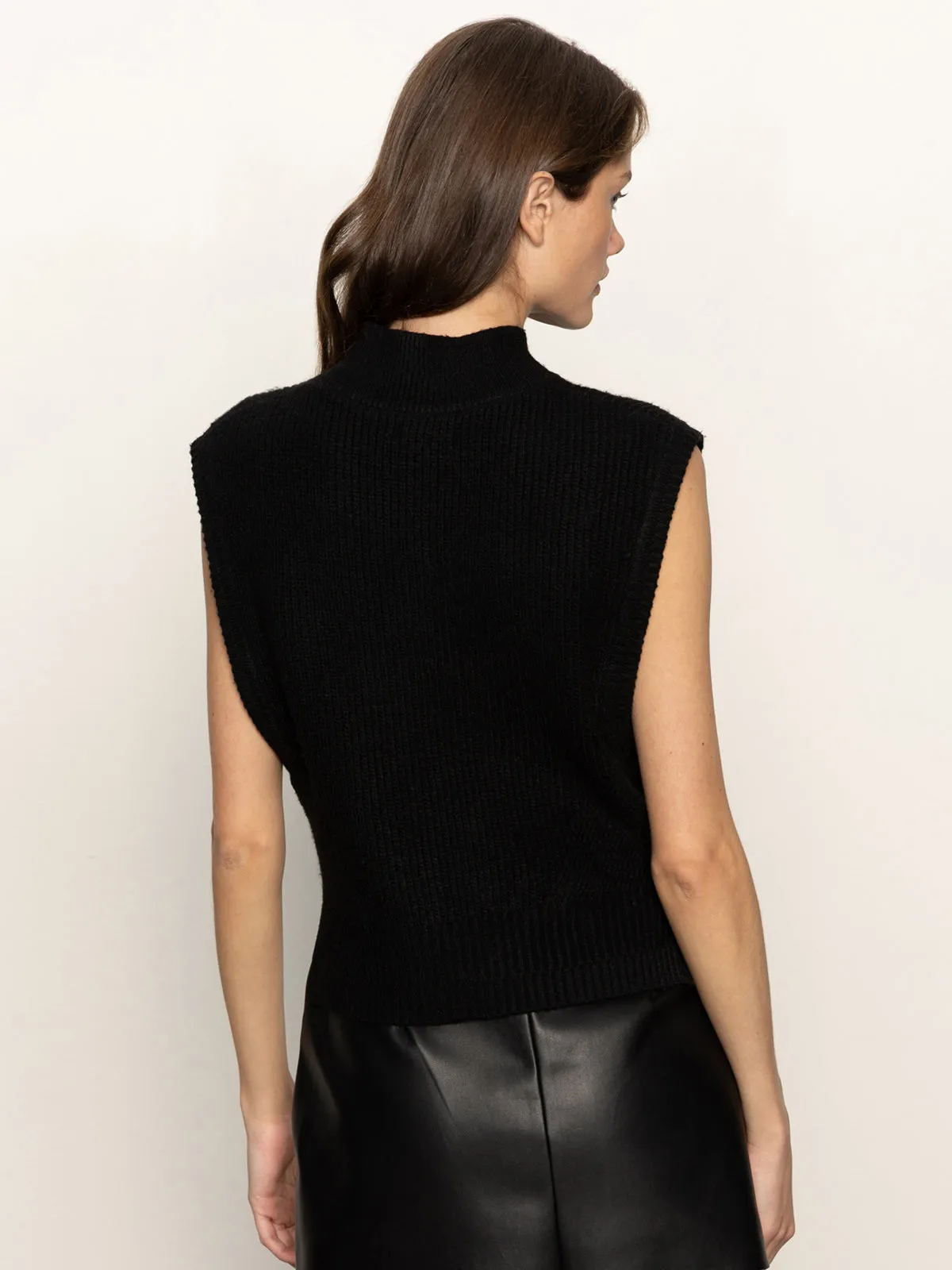 DualLayer Weave City Sweater Shell Black