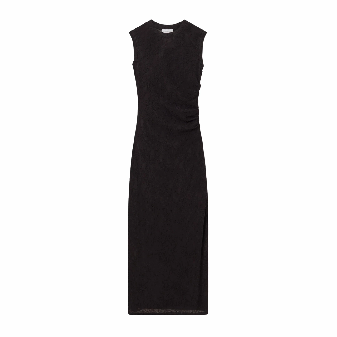Mesh Lace Midi Dress Compact Fit All Moments