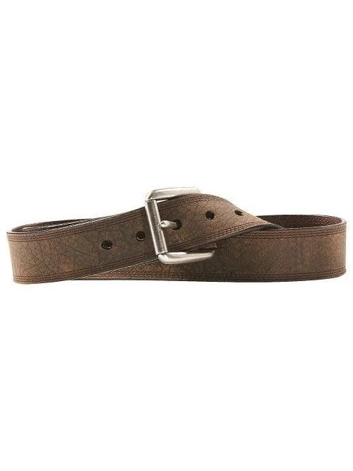 MF Western Ariat Mens Aged Bark Earth Triple Stitch Roller Belt Style A10011713