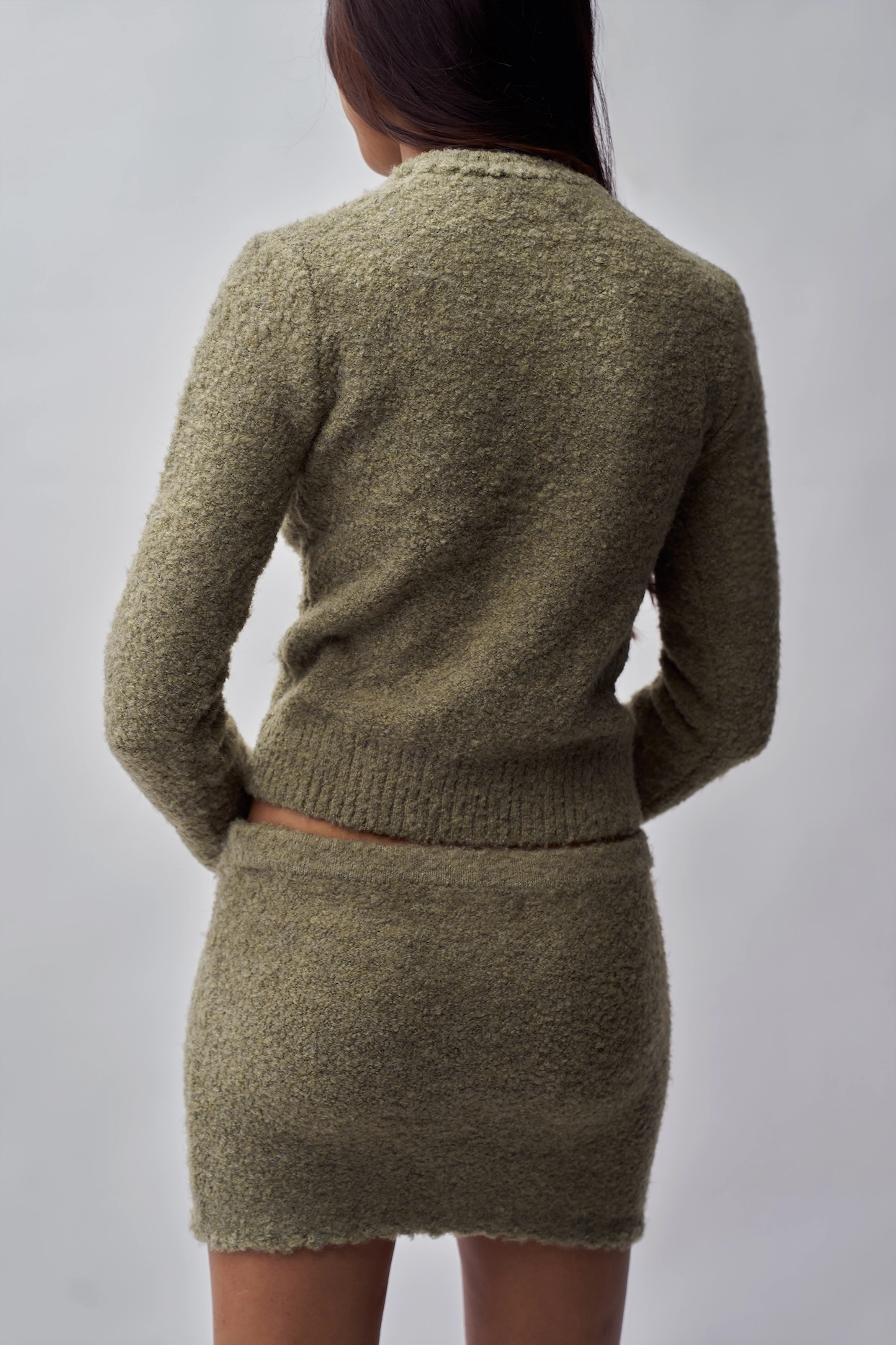 Heat Retention Lining Palmyra Knit Cardigan