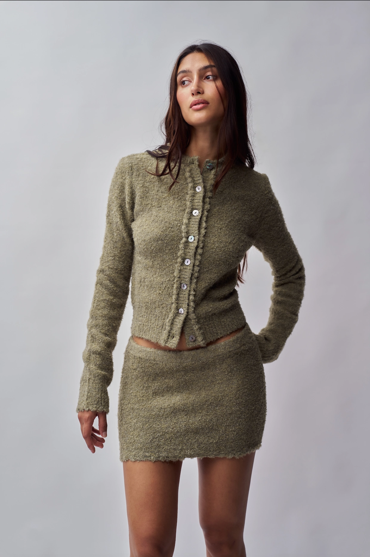 Cable Stitch Palmyra Knit Cardigan