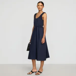 Easy Comfort Relax Cut Midori Organic Cotton U-Neck Dress