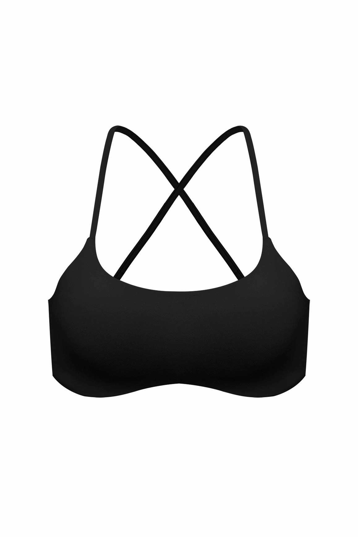 Non-Irritating Fabric Minimal Crossback Bra