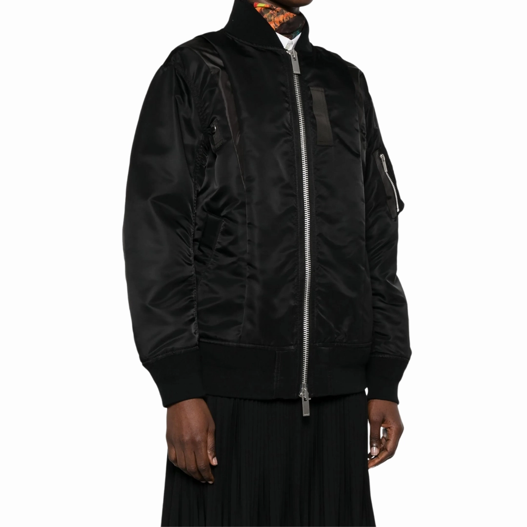 Nylon Twill Blouson Stitched Look Quick Release Fasteners