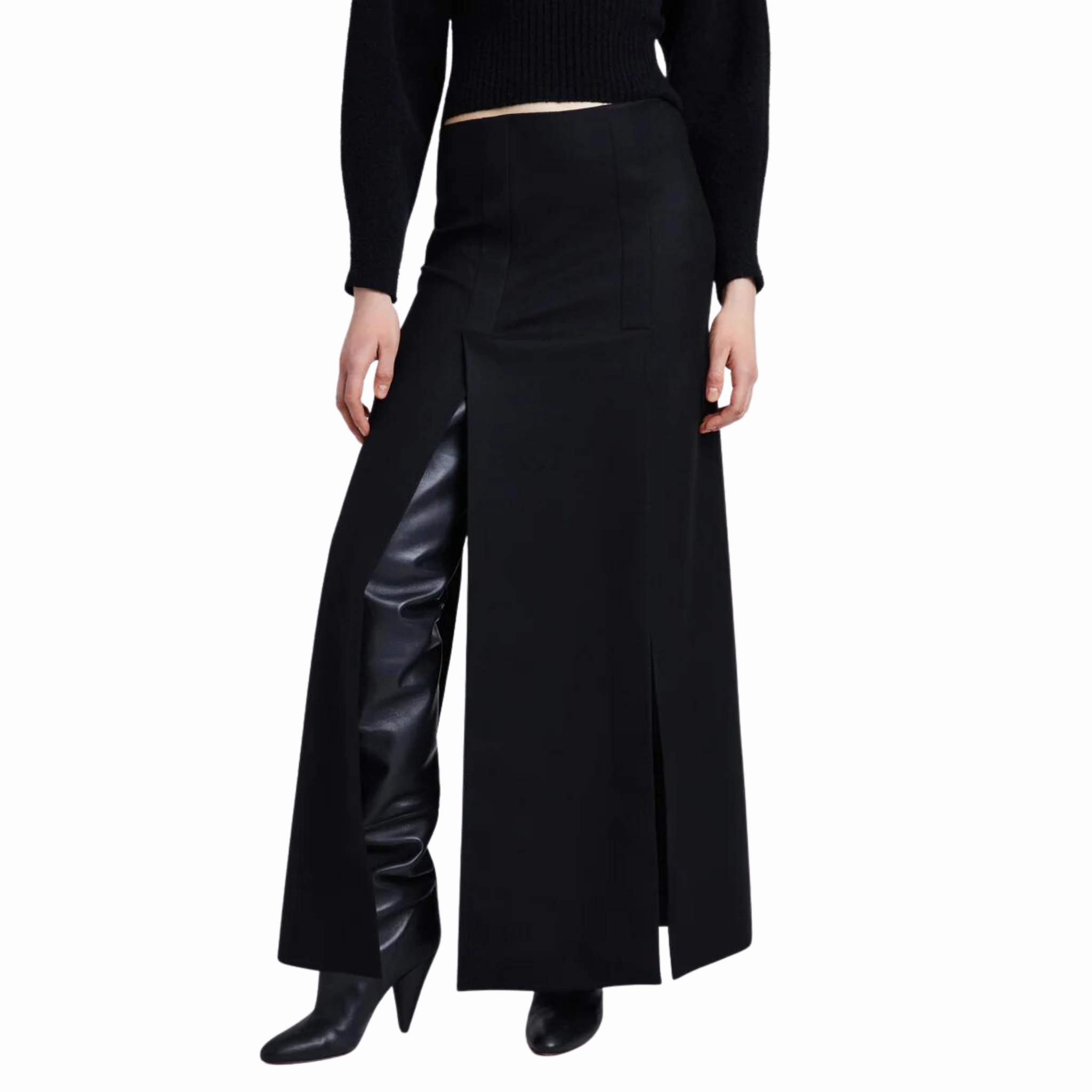 Wool Felt Skirt Essential Style Neutral Wear