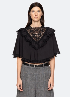 Shanna Capelet Top Lightweight Thermal LightweightWeave