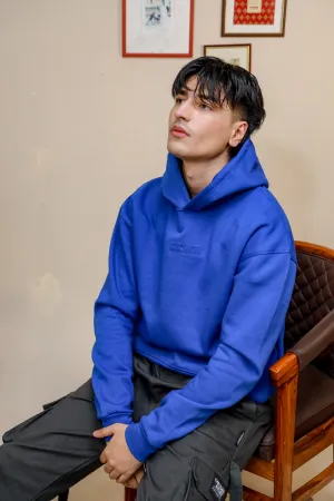 [MINOR FAULT] ROYAL BLUE HEAVY WEIGHT OVERSIZED HOODIE