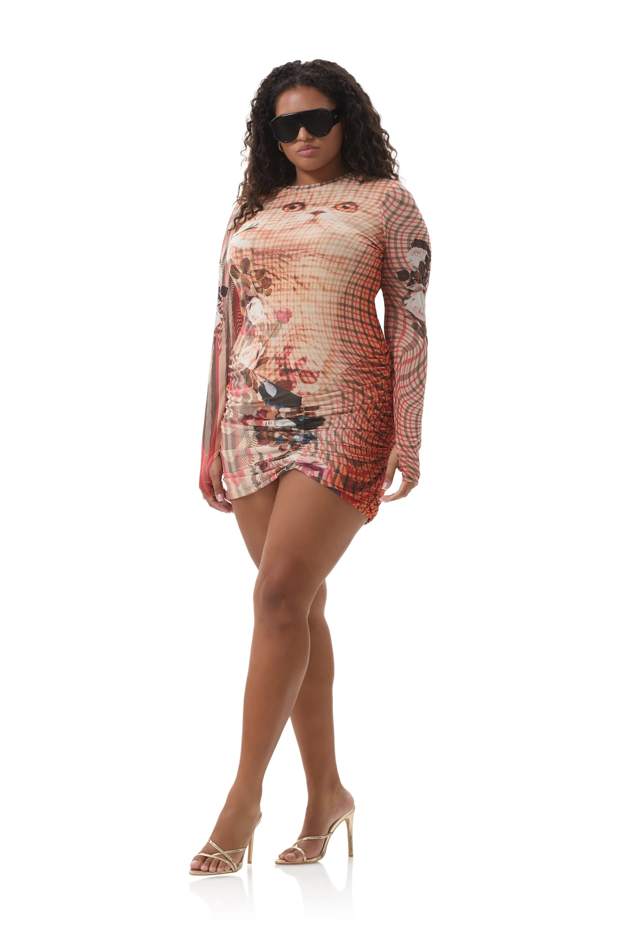 Style focused Mirza Dress - Kitten Plaid