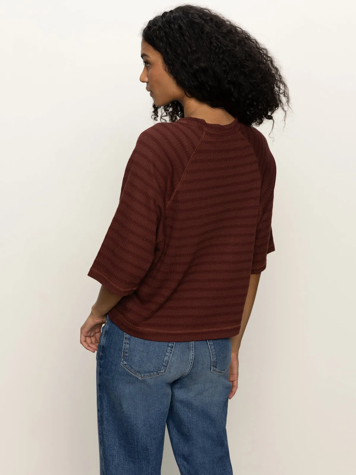 Boxy Raglan Tee Chicory Hiking durability