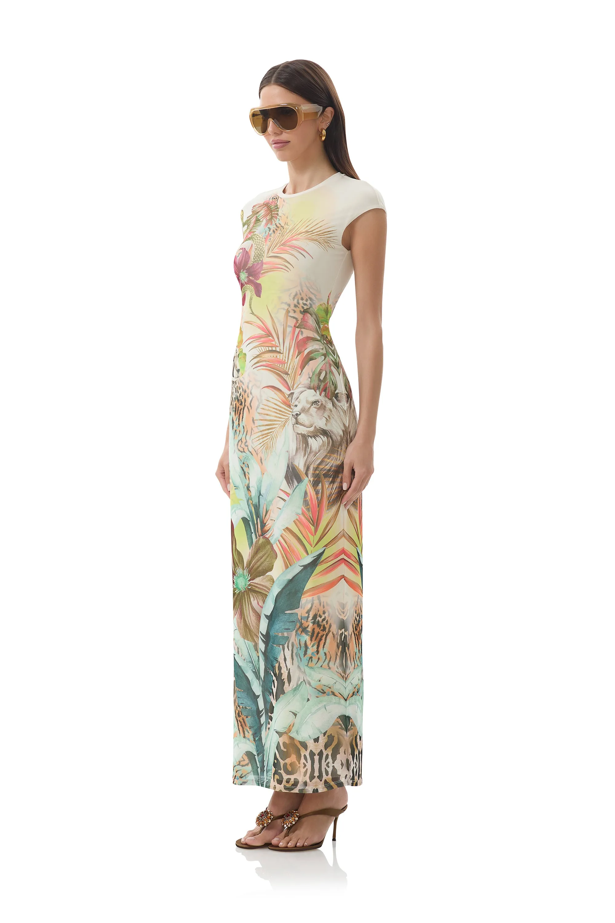 Cody Dress - Placed Desert Tropic Comfortable fit for outings