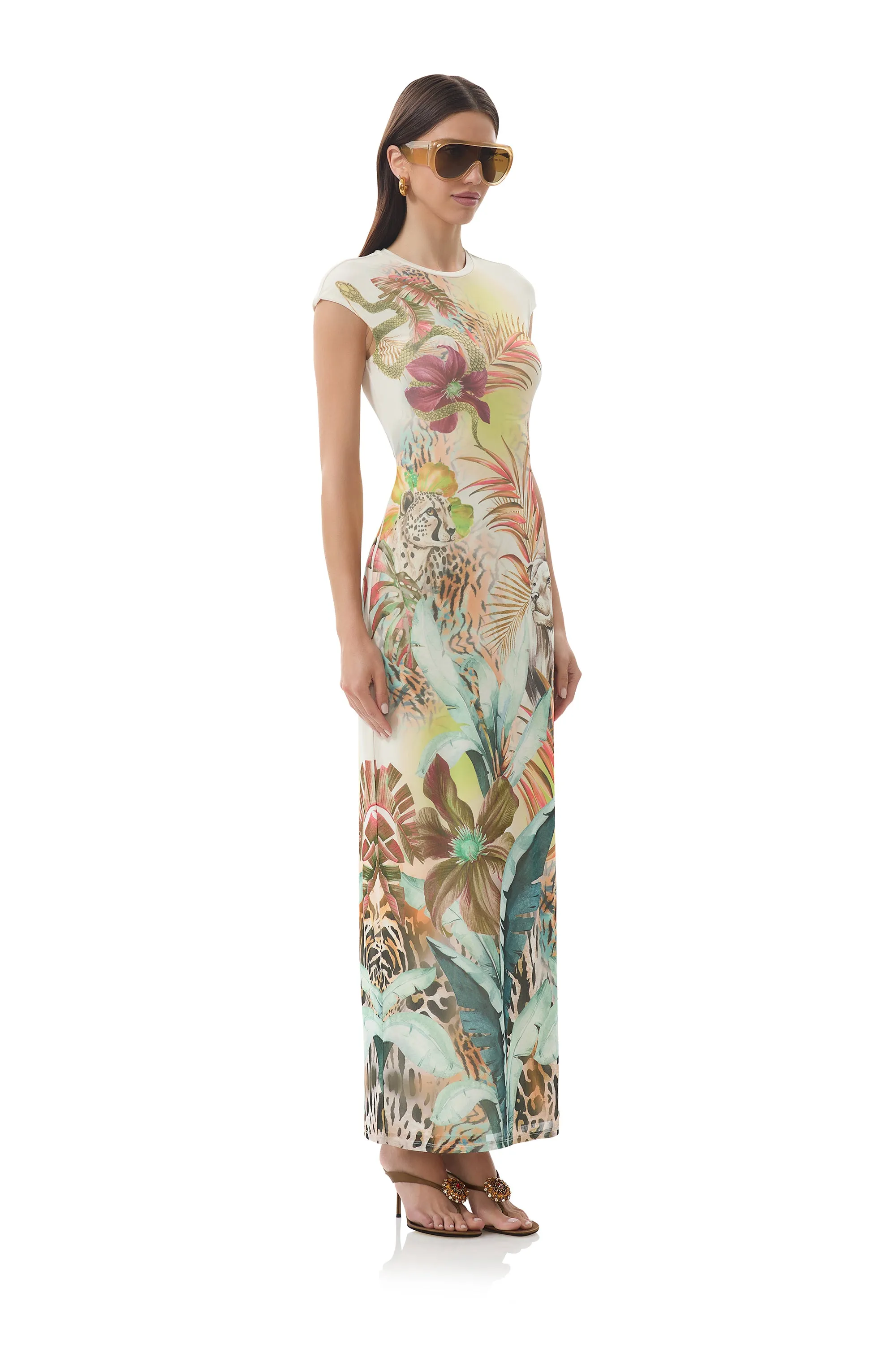 Shore Time Cody Dress - Placed Desert Tropic